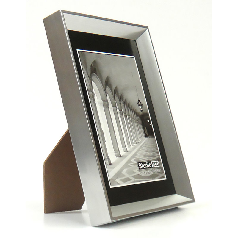 Traditional Collection Beveled Picture Frame, 7" x 5", Silver