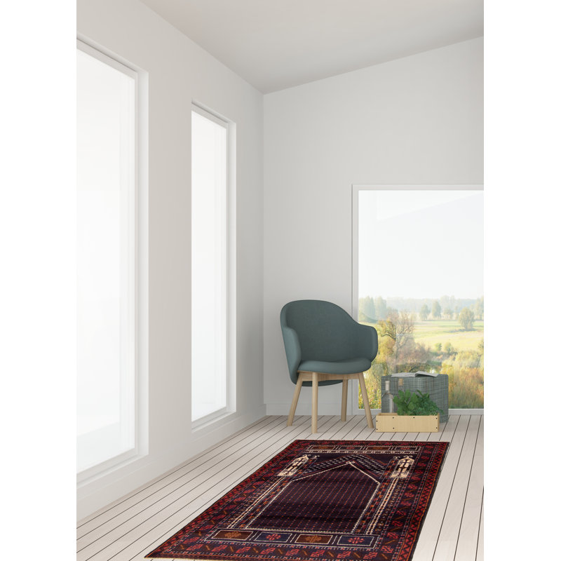 Dequita Wool Oriental Indoor Rug