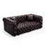 Canapé modulaire moderne, capitonné à la main avec des coussins, personnalisable pour le salon