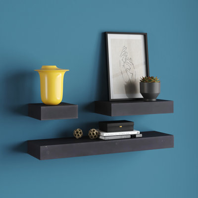 Handler 3 Piece Picture Ledge Wall Shelf