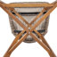 Tabouret de bar d'extérieur, bois fini teck, ensemble de 2-1974450269