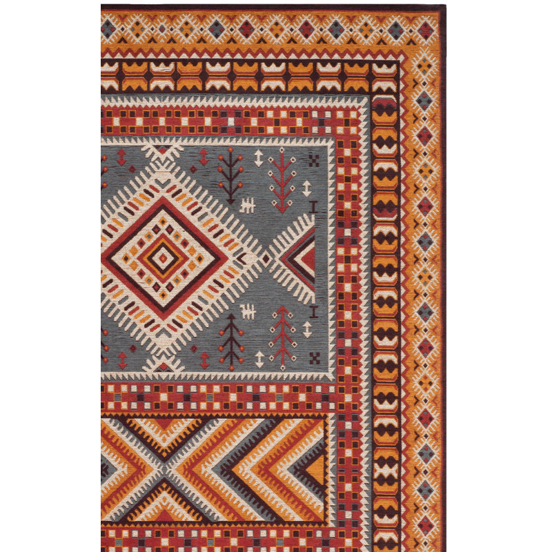 Aderito Performance Southwestern Rug, Rectangle 5' x 8'