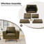 Fauteuil en cuir avec pieds en bois massif-1756454842
