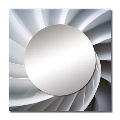 Glorietta - Miroir carré Nautilus pour décoration murale
