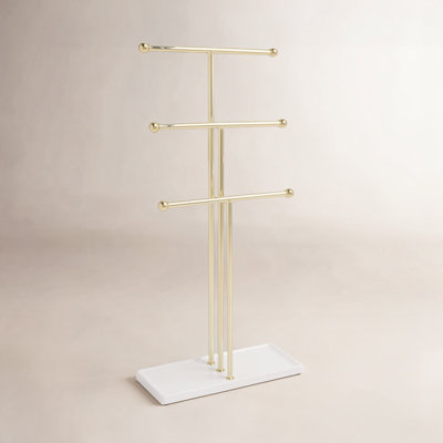 Wood Jewelry Stand