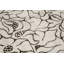 Hand-Knotted High-Quality White and Brown Area Rug
