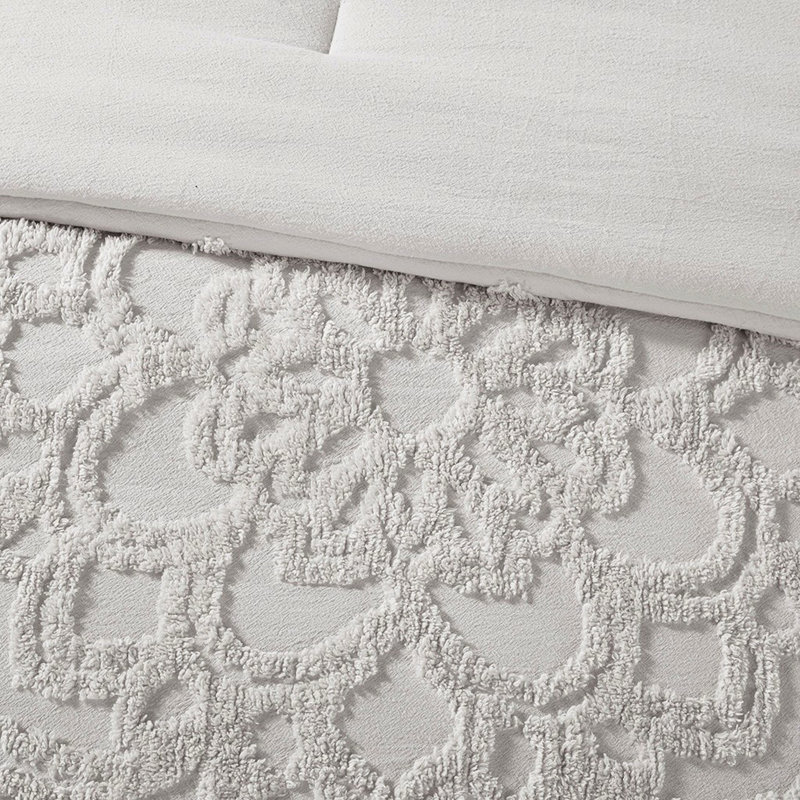 Collection d'édredon en coton et médaillon en coton pour une chambre à coucher très paisible, très grand / très grand lit