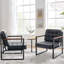 Geraldina Faux Leather Armchair-1677772163