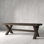 Guzik Pine Rectangular Solid Wood Top with Solid Wood Base Dining Table