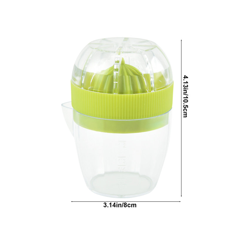 Home Multifonctionnel Presse à citron Presse-citron manuel portatif, Green