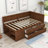 Kouta Wood Daybed with Drawers and Shelves-2034574561-2034574560