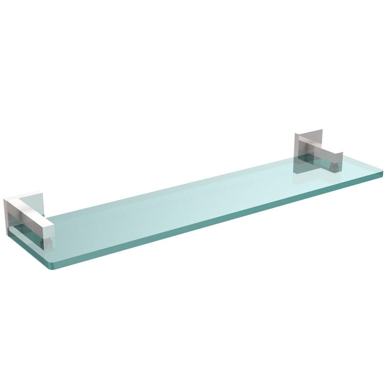 Haranu Bracket Shelf, Polished Chrome, 16 Inch