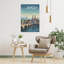 Ville de Zurich, Suisse, paysage urbain tranquille, architecture contemporaine abstraite, art mural-1791131276