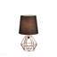 Lampe de table en cuivre 11,25 po «Wesley Geometric», cuivre