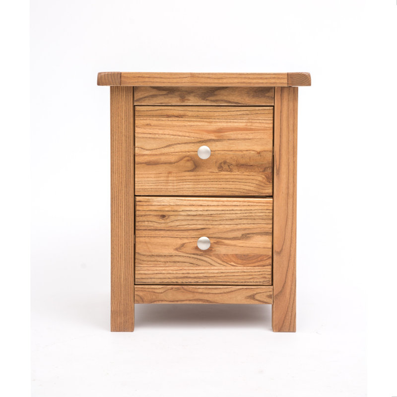 Rizzuto 45cm W Solid + Manufactured Wood Bedside Table