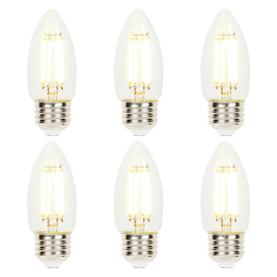 6.5 Watt (100 Watt Equivalent), B11 LED, Dimmable Light Bulb, E26/Medium (Standard) Base