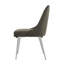 Chaise d'appoint rembourrée en tissu Jonkan