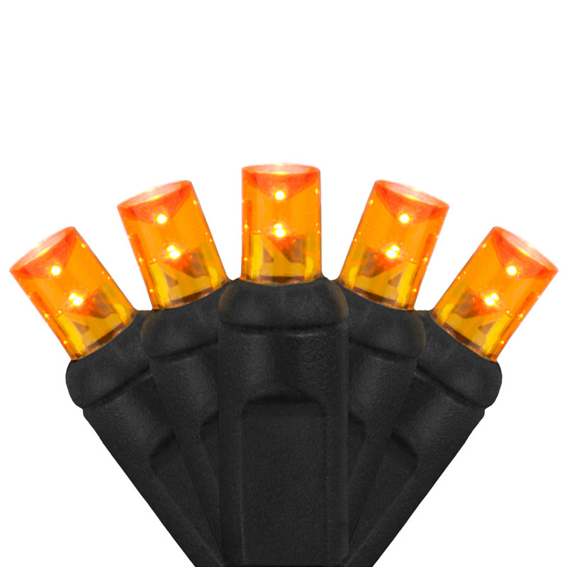 Halloween 70 Light LED String Light, Amber
