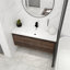 Armoire de salle de bain 48 po avec lavabo, portes à fermeture douce et tiroir, montage flottant, 48 po x 18 po-382110307