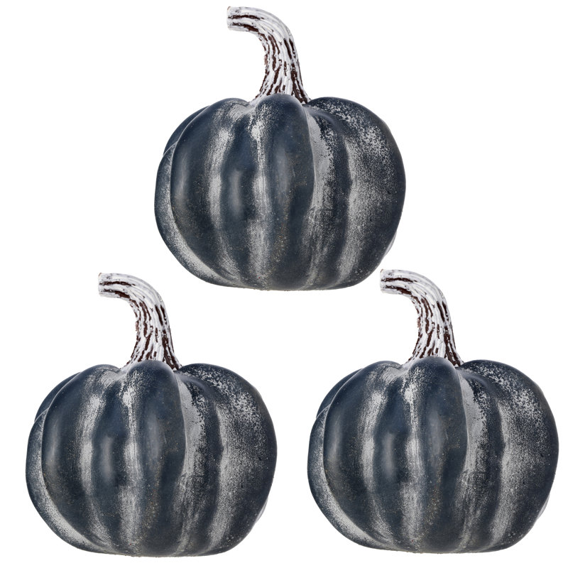 Ensemble de 6 citrouilles vieillies 6 po