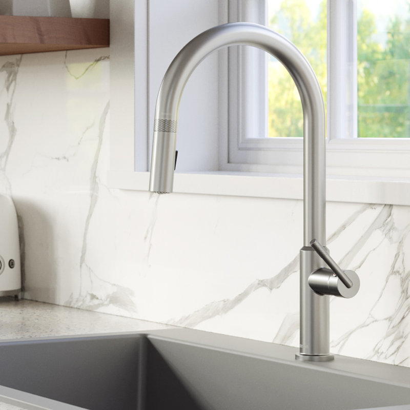Robinet de cuisine Karran Lagrange, Acier inoxydable