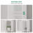 Bathroom Storage Cabinet, Corner Floor Cabinet with Doors and Adjustable Shelf, Narrow Toilet Paper Cabinet, Bathroom Organizer for Small Spaces-56294178-56294181