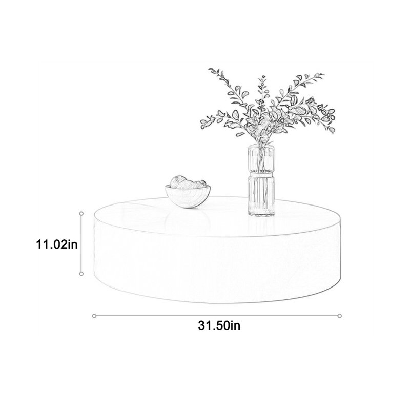 Eco-friendly spray paint coffee table