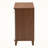 Diora White & Brown Four-Shelf With 2-Door Shoe Storage Cabinet, 27.83" H X 29.34" W X 14.27" D