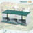 Metal Nesting Boxes for Chicken, 3 Compartment, Galvanized Steel, Easy Assembly