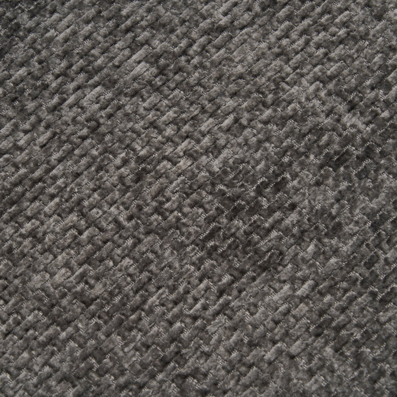 Très grand fauteuil en forme de nuage 55 po, gris chenille, sans assemblage
