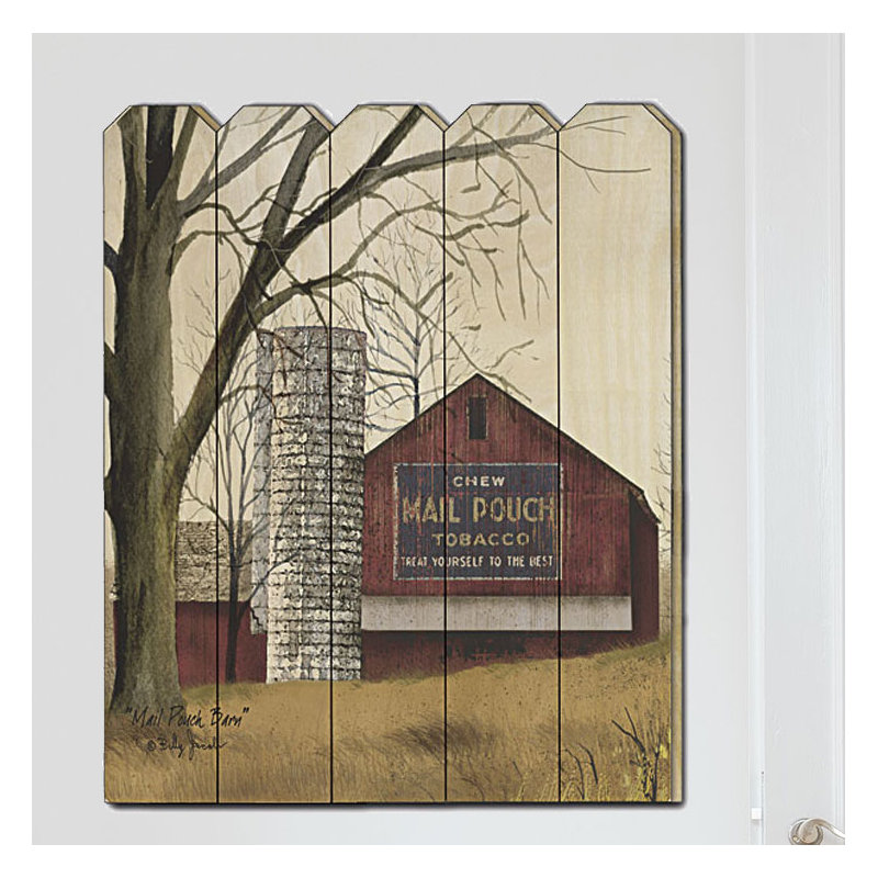 « mail sachet grange », impression sur bois