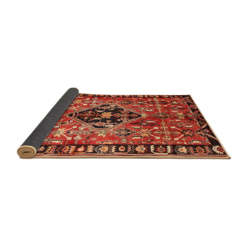 Tapis rouge à motif sud-ouest, Rond 6 pi