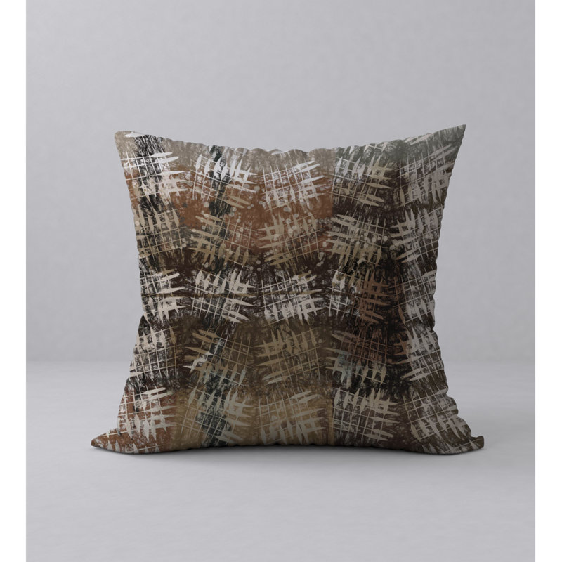 Abstract Reversible Throw Pillow, 24" x 24"