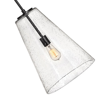 Luminaire suspendu conique à 1 lumière Evanne