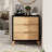 Brimar Modern Farmhouse 3 Drawers Accent Chest, Rustic Nightstand with 3 Drawers-2140898125