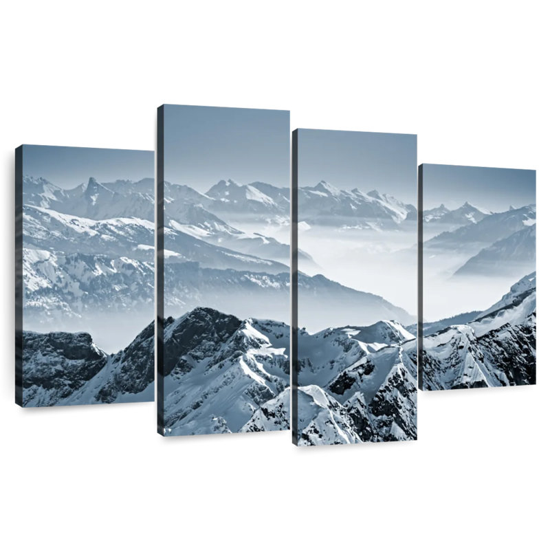 Alvord Swiss Mountain Peaks, 32" H x 52" W