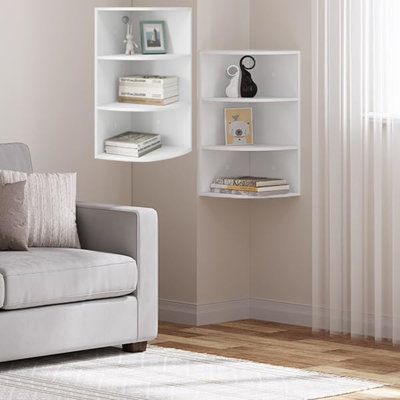 Quenia 2 Piece Bowfront Bracket Shelf