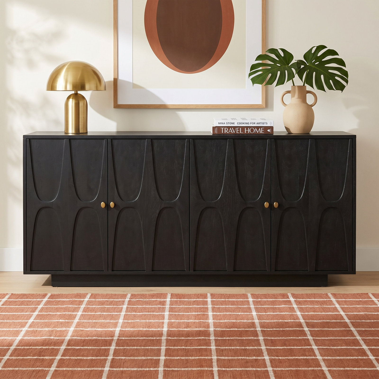 Myers 72'' Sideboard, Black