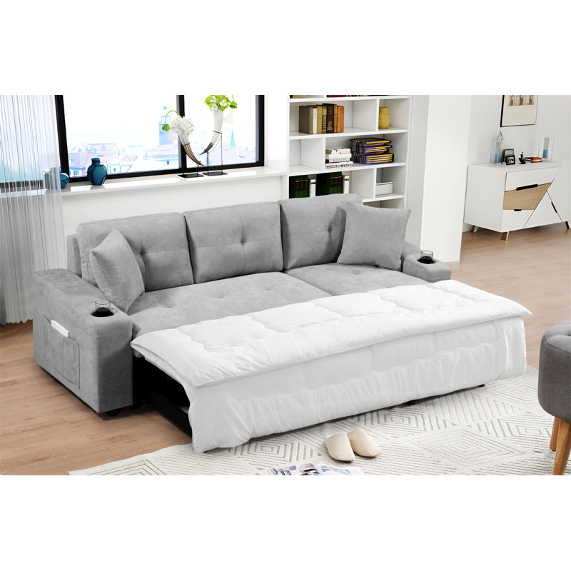 Canapé Tenora, Tissu gris