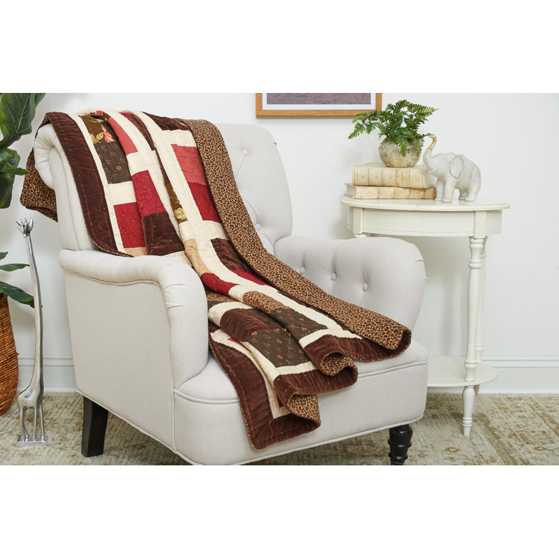 Safari Dream Cotton Quilted Throw Blanket