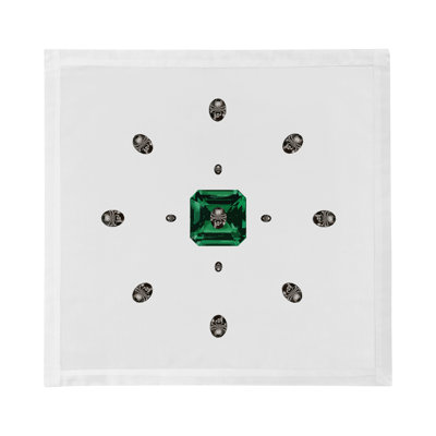Asscher Cotton Sateen Dinner Napkins