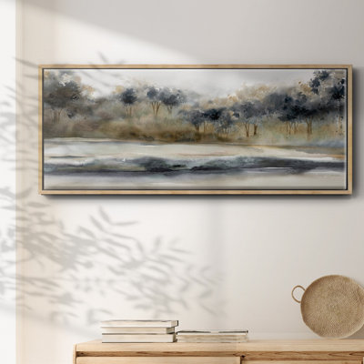 Toile encadrée Silent River Premium - prête à être accrochée