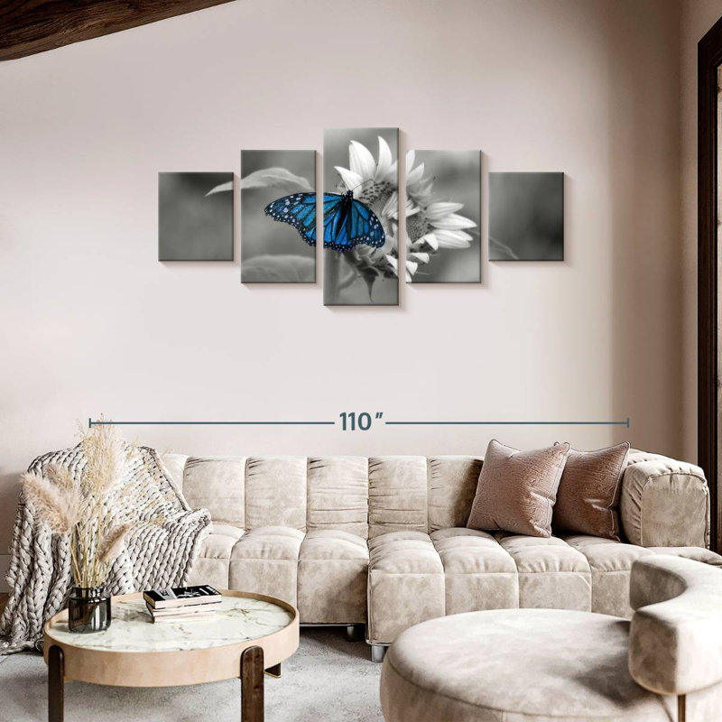 Brampt Butterfly Pop, 36" H x 80" W