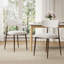 Chaise de salle à manger rembourrée 19,7 "avec pieds en métal Kitch-367278990-362189866