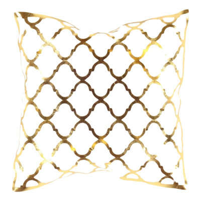 Moroccan Geometric Square Pillow Cover & Insert