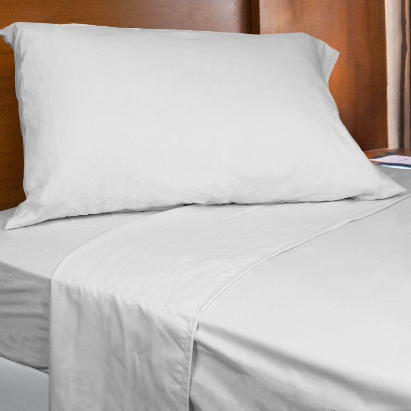 Microfiber Sheet Set, Glacier Gray, Queen Sheet Set + Fitted Sheet + 2 Pillowcases