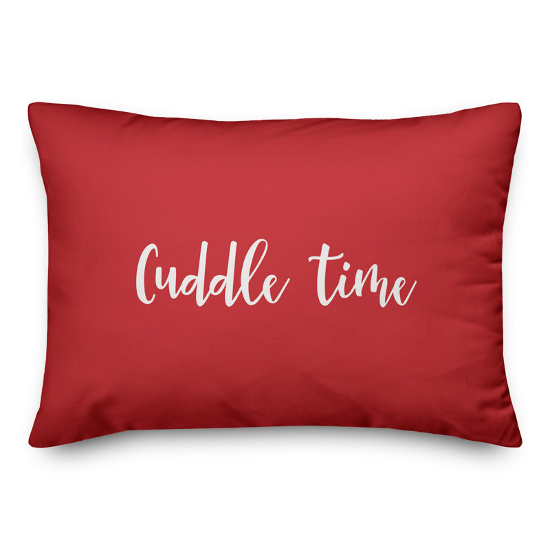  Coussin décoratif «Cuddle Time», Rouge