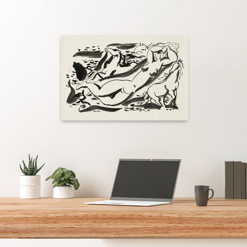 Art contemporain Art cheval contemporain, H 16 po x l 24 po