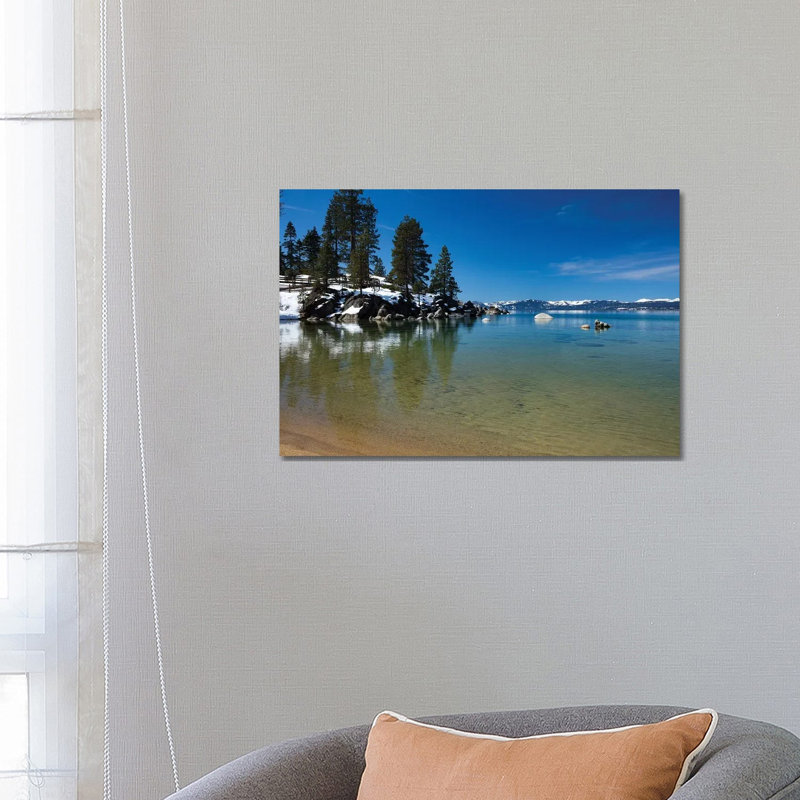 Scenic View Of Lake Tahoe, California, USA by Panoramic Images - Wrapped Canvas Print, 66.04 cm H x 45.72 cm W x 1.91 cm D