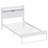 Blaiden Metal Bookcase Storage Bed